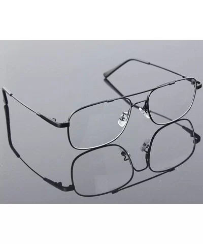 Pilot Full-flex Memory Titanium Optical Eyeglasses Frame - Small Black - C411WRIM8SH $29.74 Aviator