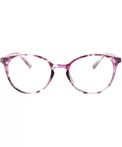 Blue Light Filter Women's Distance Hyperopia Glasses-LH73 - Demi Purple - C218ITN770Q $46.25 Goggle