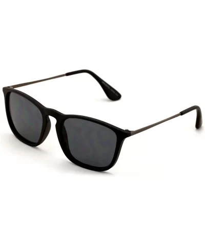 Polarized Rectangular P3 Keyhole Sunglasses - Unisex Lightweight Shades for Women or Men - C118GEN2LDQ $15.16 Square