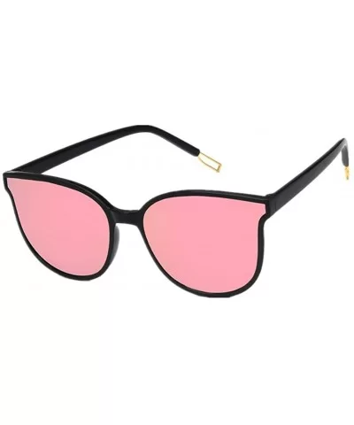 Fashion Round Sunglasses for Women Oversized Vintage Shades - Bright - CQ192ZUCD0W $12.69 Oversized