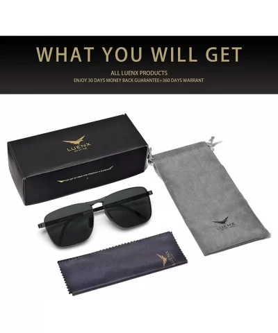 Men Aviator Sunglasses Polarized Women - UV 400 Protection shades - 05black(♡without Zipper Case♡) - C718TO466UW $20.83 Wrap