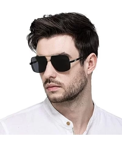 Polarized sunglasses- men's driving glasses - CW18E4LMAH8 $57.48 Aviator