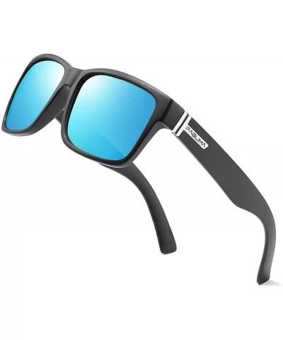 Polarized Sunglasses for Men Women Vintage Rectangular Driving Sunglasses - CW18WOU5QW9 $28.81 Aviator