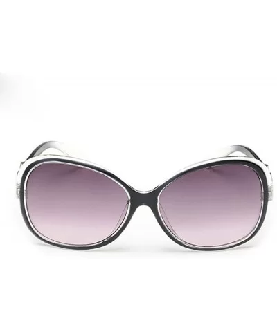 Women's Sunglasses Polarized Sunglasses Vintage Big Frame Sun Glasses Ladies Double Ring Decoration Frames - E - C7195IGM3SS ...