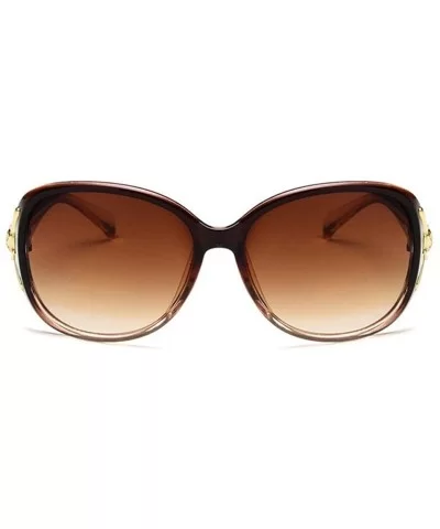 1 Pair Unisex UV400 Sunglasses Eyewear Fashion Sunglasses for Men Women - Twany - CJ18TL2WY4X $22.53 Rectangular