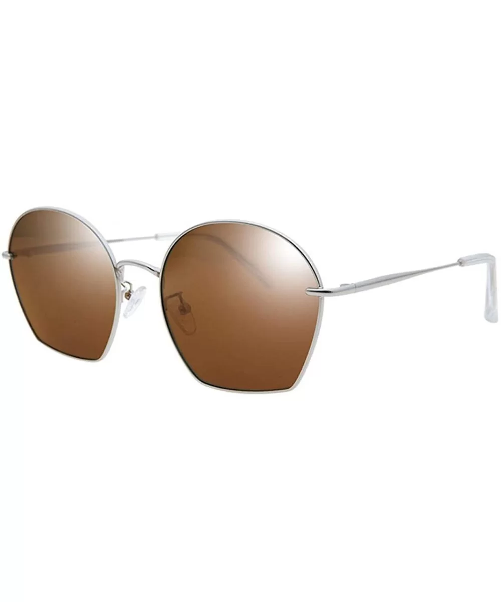 Men's Polarized Stainless Steel Frame Sunglasses - Gradient Sunglasses Lightweight Frame - B - CW18S2NY4KX $79.01 Aviator