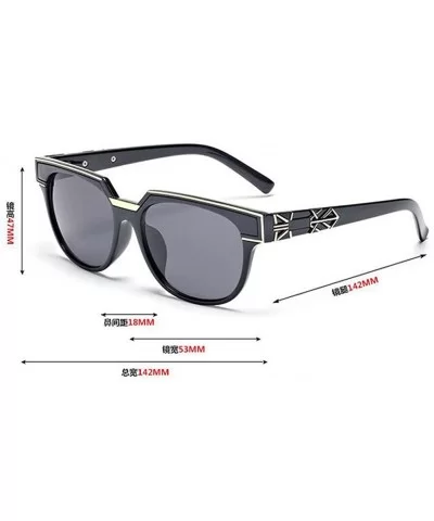 Hot Unisex Eyewear Metal Plastic Frame UV400 Goggles Anti-UV Outdoor Sunglasses - Black Frame/Gray - C012KCVGB5V $10.55 Goggle