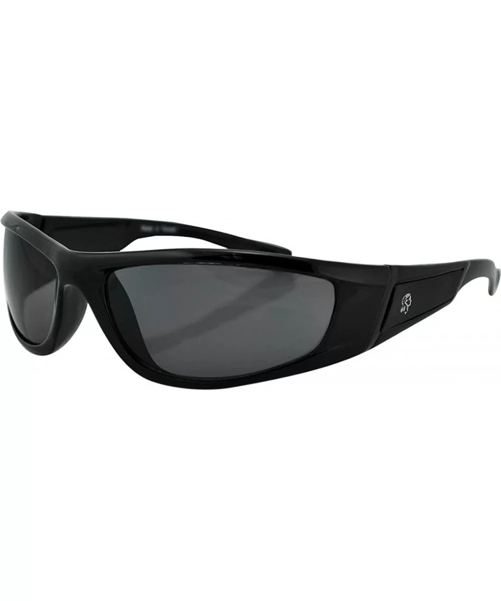 Iowa Black Sunglasses with Smoke Lens EZIA01 - CM1161F4X71 $21.71 Wrap