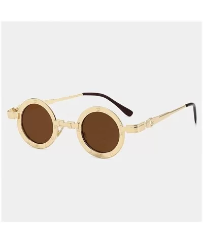 Steam Sunglasses Hollow Glasses Luxury - CR198ULH5HD $11.71 Round