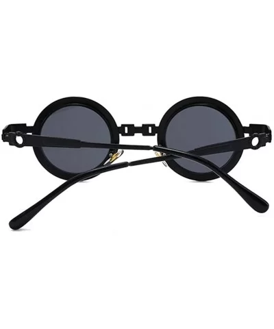 Steam Sunglasses Hollow Glasses Luxury - CR198ULH5HD $11.71 Round