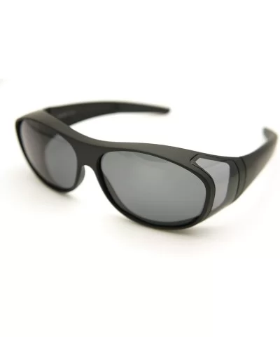 1 Sale Fitover Lens Covers Sunglasses Wear Over Prescription Glass Polarized St7659pl - CR189Y46NTT $29.47 Oversized
