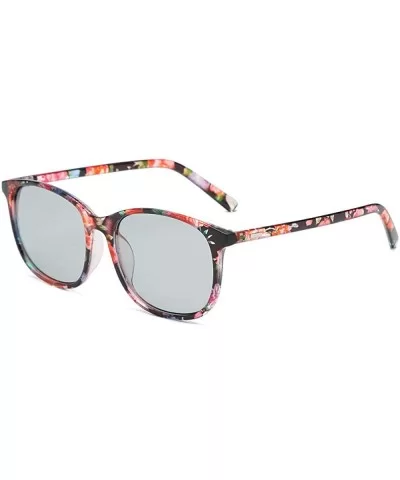 Fashionable changing polarized sunglasses driving - Flower Frame / Color Changing Film - CD190MOWUNE $54.23 Oversized