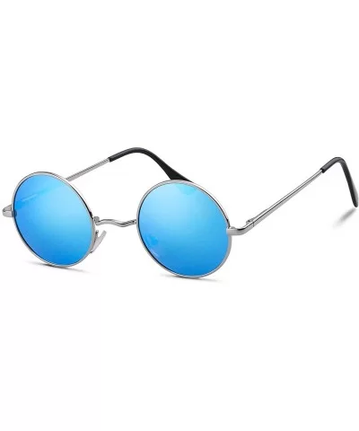 John Lennon Glasses Round Polarized Sunglasses Hippie Glasses for Women Men - CY18LUWCNEZ $13.14 Oval