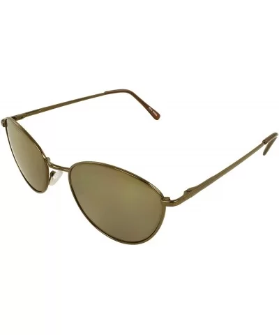 TU9314 Retro Oval Fashion Sunglasses - Brown - CL11CB13ZS7 $12.47 Oval