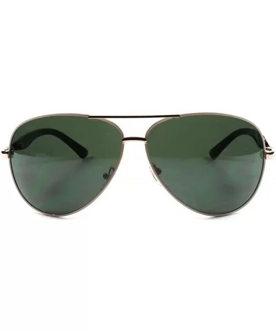 Classic Old Fashion Hot Mens Womens Retro Vintage 80s Aviator Sunglasse - Gold - CI18X3X3UAR $13.44 Aviator