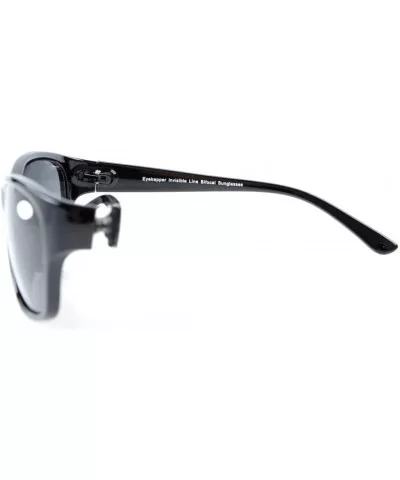 Bi-Focal Sunshine Readers Fashion Bifocal Sunglasses Black Frame/Grey Lens +3.50 - Black Frame - CF1885OK4DN $19.47 Wrap