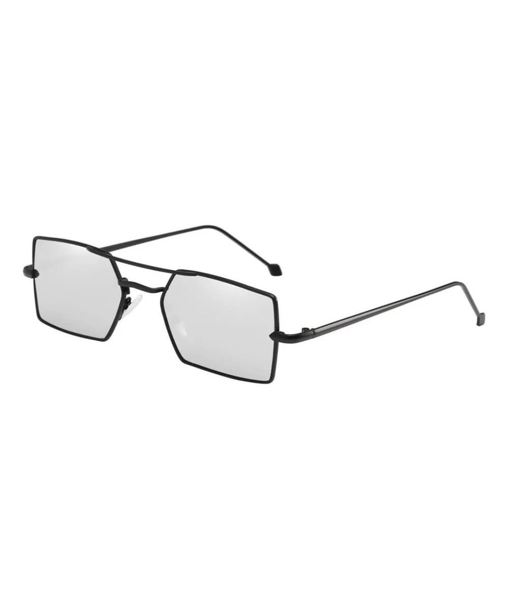 UV Sunglasses - Women Men Four Square Metal Frame Shades Sunglasses Integrated UV Glasses (F) - F - CF18DT288HD $10.67 Aviator