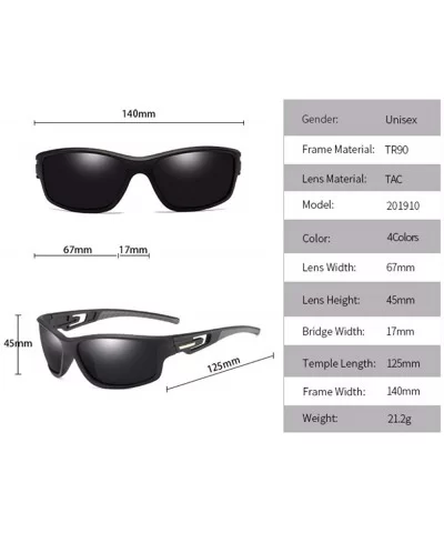 Polarized night vision sunglasses Outdoor cycling glasses Sports driving Sunglasses - B - C718Q06Y6M3 $53.80 Aviator