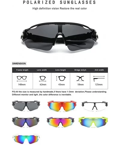 Lightweight UV400 Sports Polarized cycling Sunglasses for Man & Woman - Protection with Shatterproof Frames - CI18R7Q4CM0 $14...