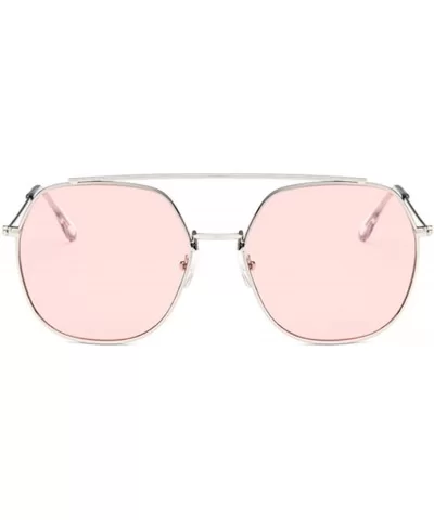 2020 Retro Round Sunglasses Women Designer Mirror Sun Glasses Female Vintage Lunetteeil Femme - Silvertrans - CN198ZLZIZR $58...