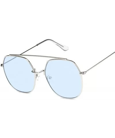 2020 Retro Round Sunglasses Women Designer Mirror Sun Glasses Female Vintage Lunetteeil Femme - Silvertrans - CN198ZLZIZR $58...