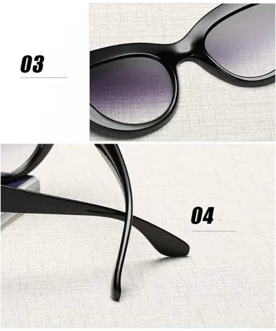 Cat's eye Summer Shade Retro Sunglasses for Women Fashion Elegant Ladies Sunglasses - White - C018RWEQEY2 $10.55 Cat Eye