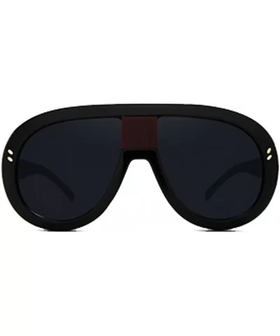 Oversized Fashion Sunglasses Women Vintage Thick Big Frame Shades Men - C3 - CQ18CSGSKRH $41.24 Oversized