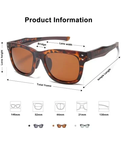 Polarized Sports Sunglasses for Men TR90 Frame Outdoors Driving Fishing UV400 SJ2107 - CX194YX945D $23.42 Oversized