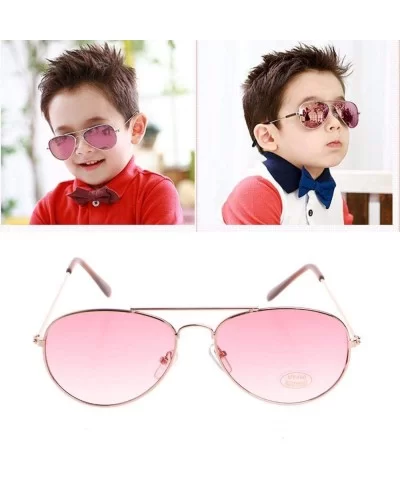 Sun Glasses Vintage Fashion Baby Boys Metal Frame Goggles Sunglasses-White - CM199HSUSDX $38.68 Goggle