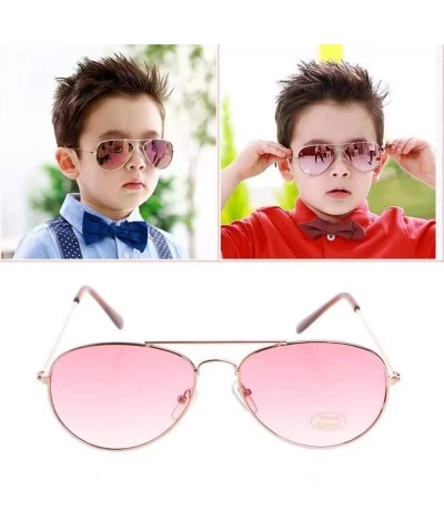 Sun Glasses Vintage Fashion Baby Boys Metal Frame Goggles Sunglasses-White - CM199HSUSDX $38.68 Goggle