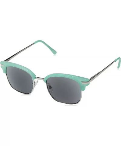 Women's Water Color Square Reading Sunglasses - Turquoise/Silver - CK1806TIAU5 $38.54 Square