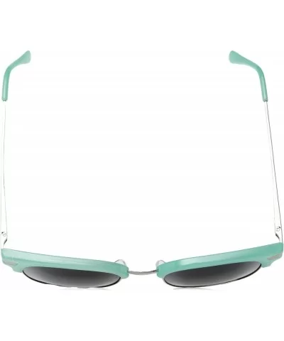 Women's Water Color Square Reading Sunglasses - Turquoise/Silver - CK1806TIAU5 $38.54 Square