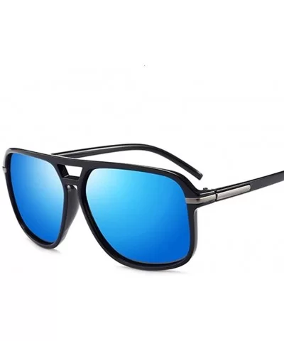 Sunglasses Polarized Vintage Anti Glare - Sand Black - C419993Y2HQ $17.07 Square