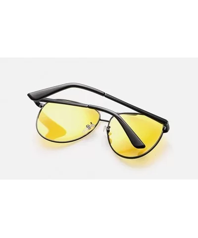 Mens Night View Vision Polarized Glasses Driver's Sunglasses Goggles - Black Frame193 - C6185N8W8RK $22.20 Sport