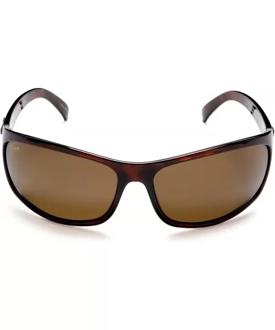 Men's Harbor Polarized Sunglasses - Tortoise Frame/Brown Lens - CG113DWW3UJ $85.88 Shield