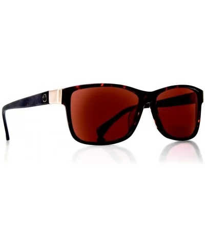 Matte Tort Bronze Exit Row Sunglasses - CN11PAYY7UL $75.25 Round