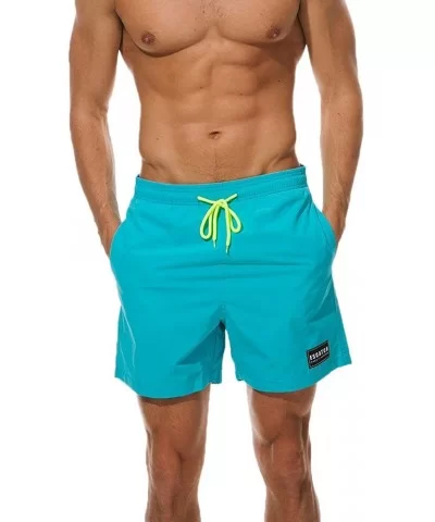 Casual Shorts for Men's Swimwear Running Surfing Sports Plus Size Beach Shorts Trunks Board Pants - Skyblue - C018RWASR38 $24...