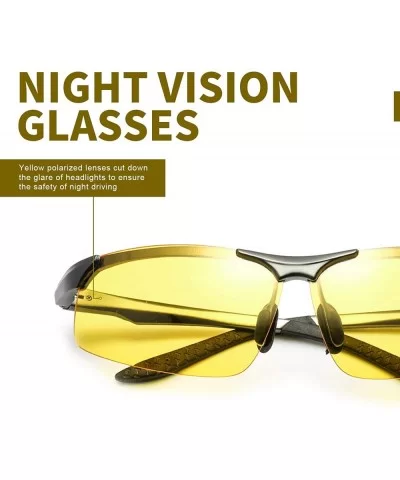 Night-Driving Polarized Glasses for Men - Yellow Glasses for Night-Vision - Anti Glare for Safe Driving - C818MGA57I2 $35.34 ...