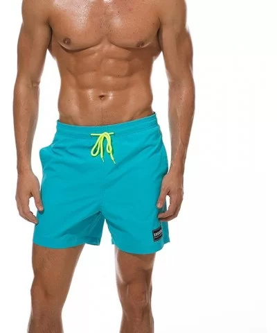 Casual Shorts for Men's Swimwear Running Surfing Sports Plus Size Beach Shorts Trunks Board Pants - Skyblue - C018RWASR38 $24...