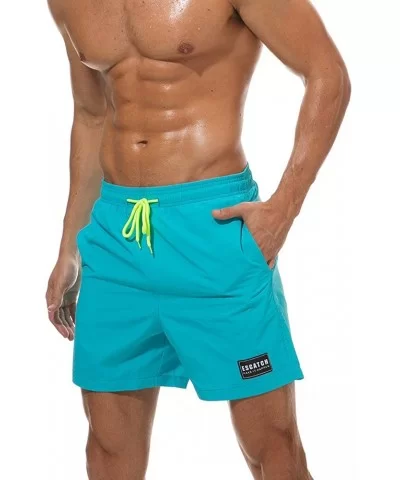 Casual Shorts for Men's Swimwear Running Surfing Sports Plus Size Beach Shorts Trunks Board Pants - Skyblue - C018RWASR38 $24...