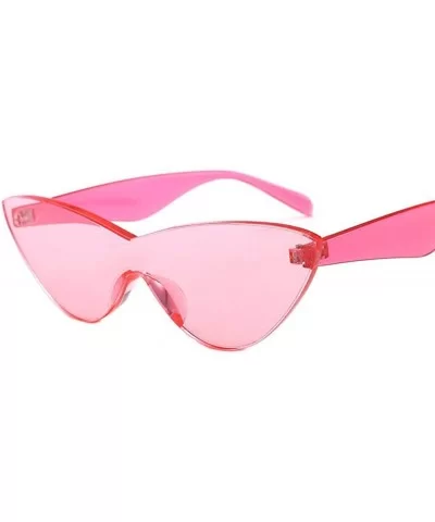 2019 New Fashion Rimless One-piece Sunglasses Women Luxury Brand Original C1 - C5 - C718YZUXZ69 $12.42 Rimless