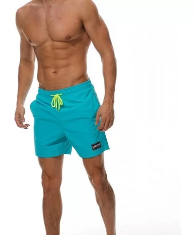 Casual Shorts for Men's Swimwear Running Surfing Sports Plus Size Beach Shorts Trunks Board Pants - Skyblue - C018RWASR38 $24...