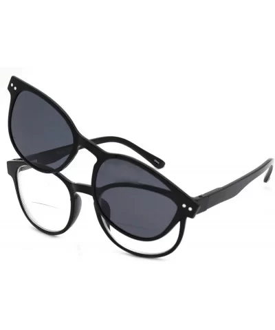 Clear Bifocal + Polarized Magnetic Clip on - Polarized Sunglasses New Arrived - CY18LMHZAX7 $44.44 Wayfarer