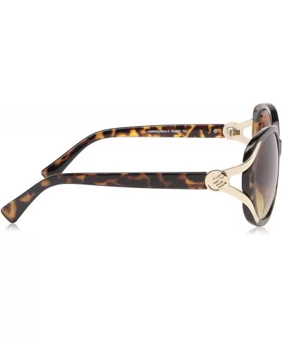 Women's R3277 Round Vented Sunglasses with 100% UV Protection - 65 mm - Tortoise - CY18O39OLK4 $64.22 Shield