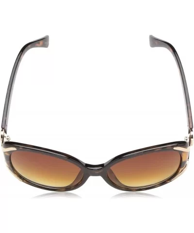 Women's R3277 Round Vented Sunglasses with 100% UV Protection - 65 mm - Tortoise - CY18O39OLK4 $64.22 Shield