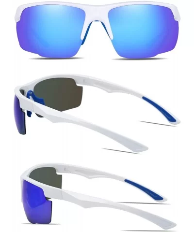 Polarized Sports Sunglasses Men Women Baseball Fishing Running Golf Cycling Driving Shades - CH18HS4RCK0 $26.00 Wrap