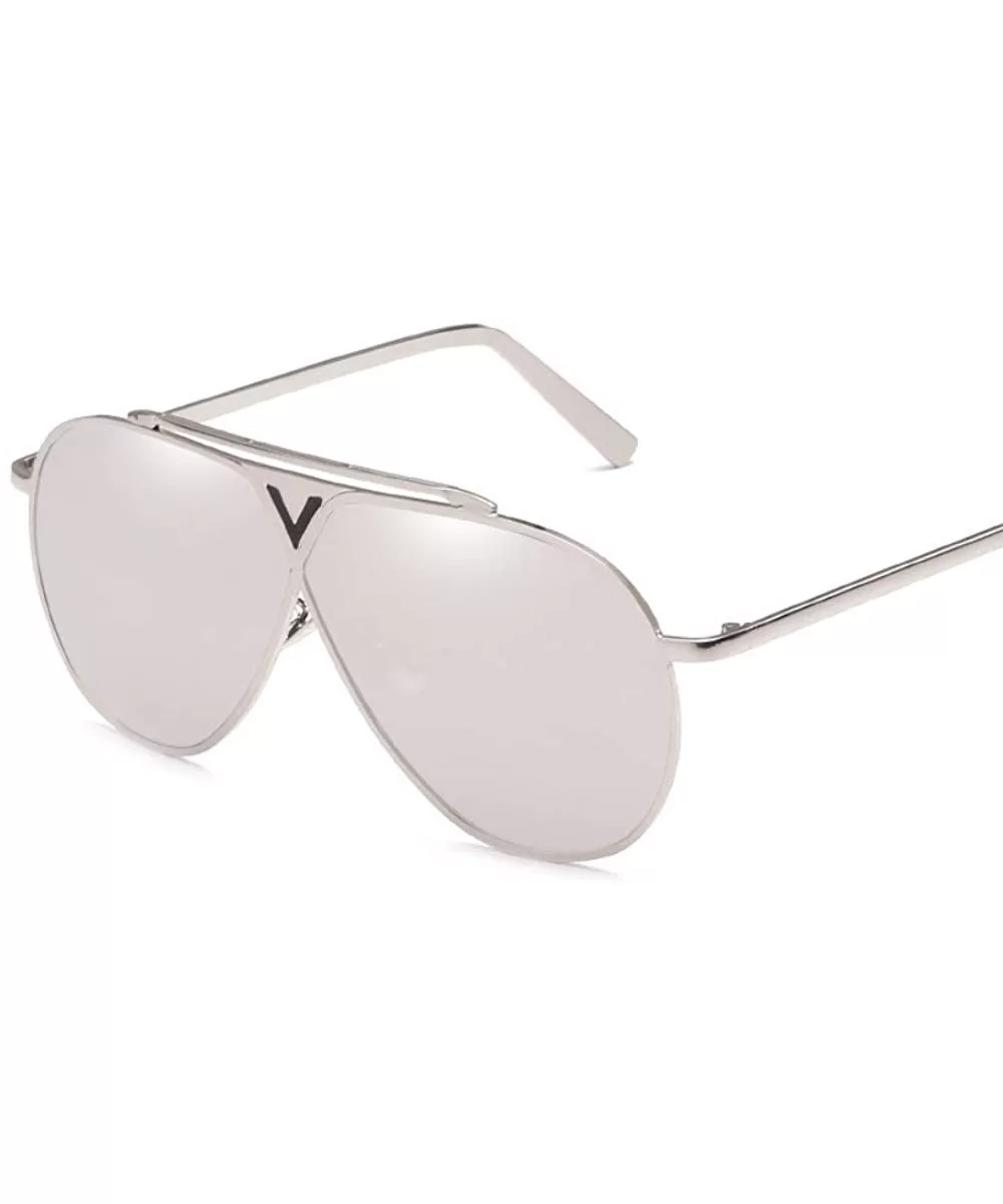 Men's and Women's General Glasses Sunglasses Metal Glasses Ocean Lens - D - CM18Q0K38L9 $49.78 Aviator