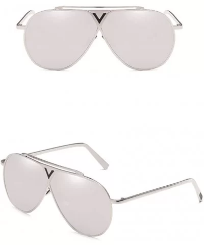 Men's and Women's General Glasses Sunglasses Metal Glasses Ocean Lens - D - CM18Q0K38L9 $49.78 Aviator