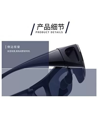 2 Value Pack - HD Polarized Flip Up Wraparounds Sunglasses + UV400 Night Vision - Black - CY18EISAHMR $26.52 Goggle