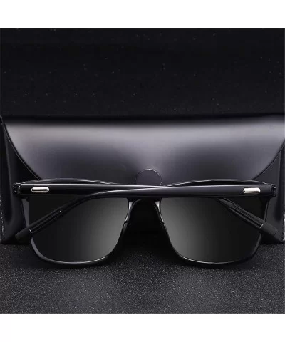 Sunglasses Polarized Oversized Mirror Driving Sun Glasses Men Women Driver Goggles Polarized c6 - CI194O495IC $38.97 Oversized